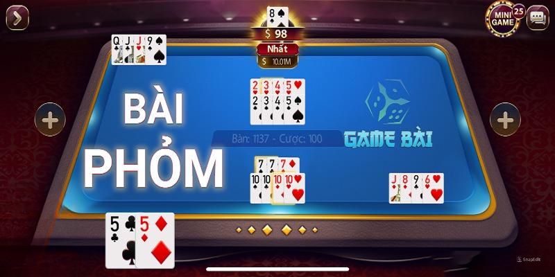 Giới thiệu những nét chính về game bài Phỏm